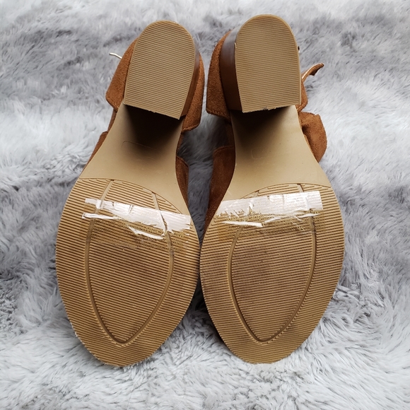 Suede brown boots autumn season - Picture 7 of 8